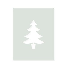 Christmas Tree 4 Reusable Mylar Stencil, 10 mil Plastic Paint Stencil for Crafts