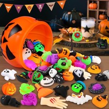 30 Pcs Halloween Mochi Squishy Toys Party Favors for Kids Trick or Treat