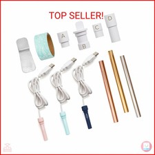 We R Memory Keepers, Foil Quill Starter Kit, Includes 3 Pens, 4 Adaptors, 3 Foil