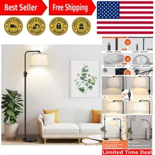 Upgraded】 Dimmable Floor Lamp, 1000 Lumens LED Edison Bulb Included, Arc Floo...