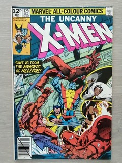UNCANNY X MEN #129_JAN 1980_VF _1st APP KITTY PRYDE & EMMA FROST_JOHN BYRNE_UK!