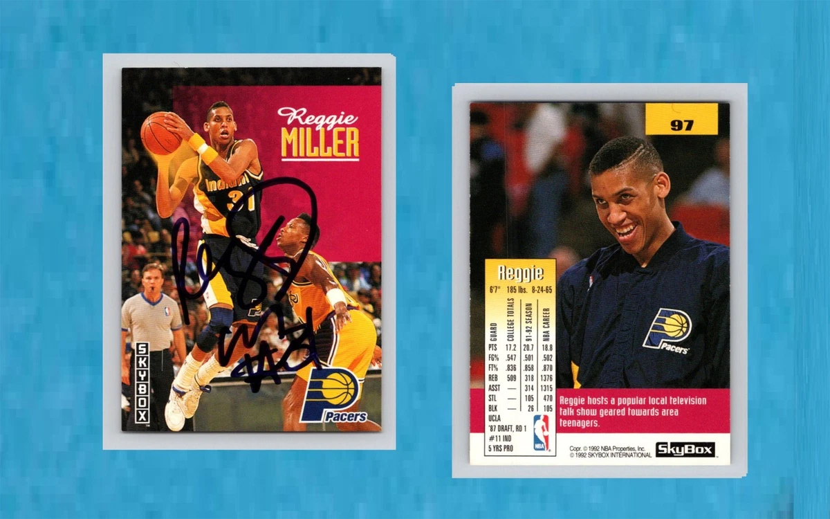 Las mejores ofertas en SkyBox Reggie Miller autografiada 