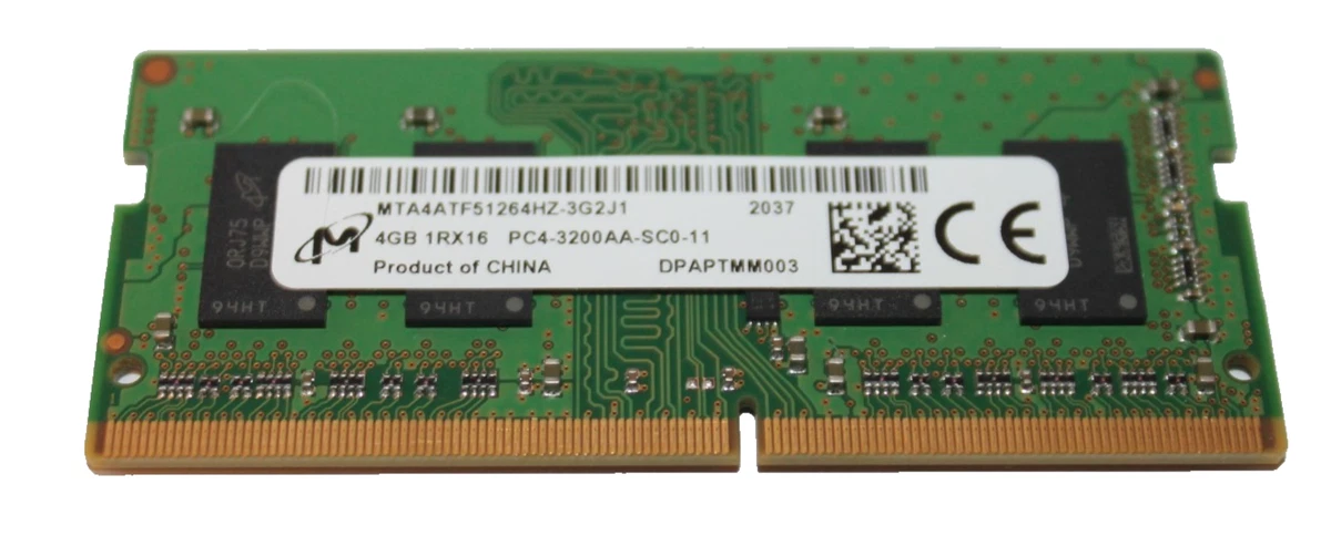 Las mejores ofertas en Micron DDR4 SDRAM de 4 GB de capacidad