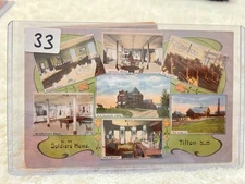 Early 1900's Billiard Post Card. Card Is In A Sleeve Then A Hard Plastic Case