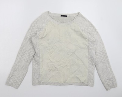 Promod Damen Strickpullover Pullover grau Größe S