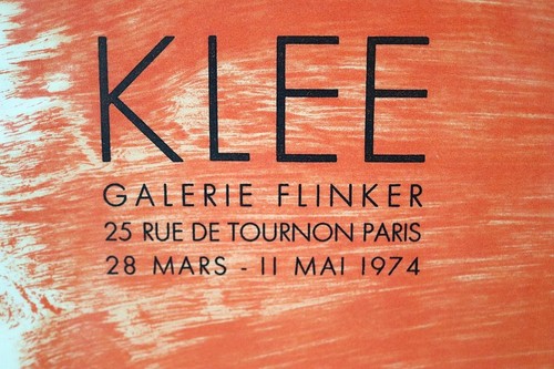 Poster mostra Paul Klee 1974 Galerie Flinker - Mourlot, Parigi - incorniciato - Foto 3 di 6
