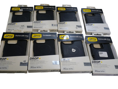 Lot 8 OtterBox Symmetry Series Case for MagSafe for Apple iPhone 16 Pro - Black