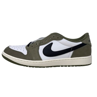 Air Jordan 1 Low OG Olive Green Suede Sneakers, Size 10.5 BNIB HQ6998-200