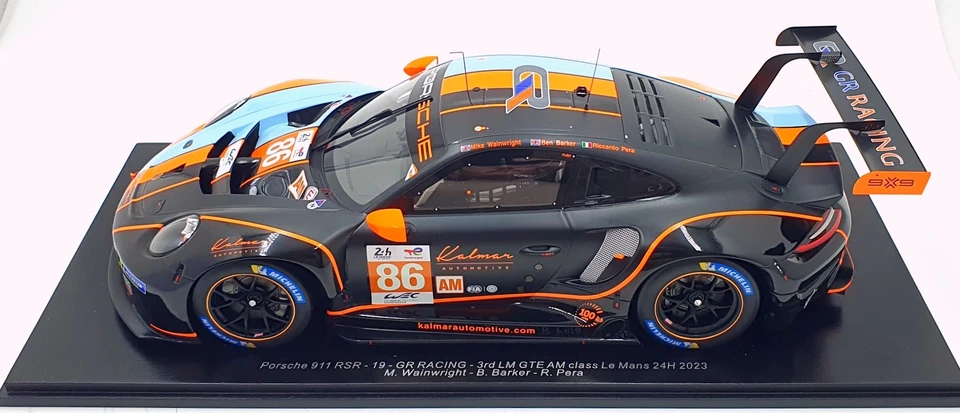 Spark 1/12 Scale 12S046 - Porsche 911 RSR Gr Racing Le Mans Gulf 2023 #86 - Image 4 of 4