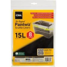 15L Scuttle Liner Paintwiz Double Welded Seam Paint Scuttle Liners Pack of 8