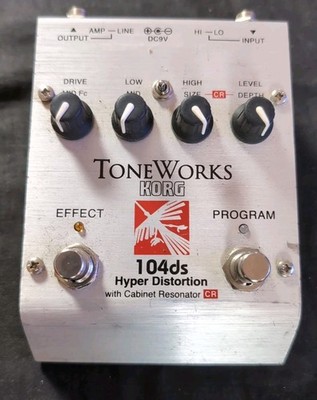 Korg ToneWorks 104ds Hyper Verzerrung Effekpedal für Gitarre M646