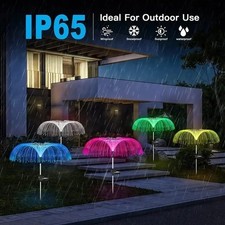 Color Changing Solar Lights - Outdoor Jellyfish Garden Lighting - Waterproof