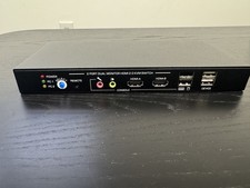 Switch KVM 2x2 2 Porte Doppio Monitor HDMI KVM Switch con Doppia Vista Video