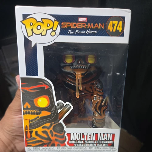 Funko POP Molten Man #474 Bobblehead Spider-Man Far From Home Marvel