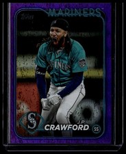 2024 Topps J.P. Crawford Purple Holofoil Seattle Mariners #/799