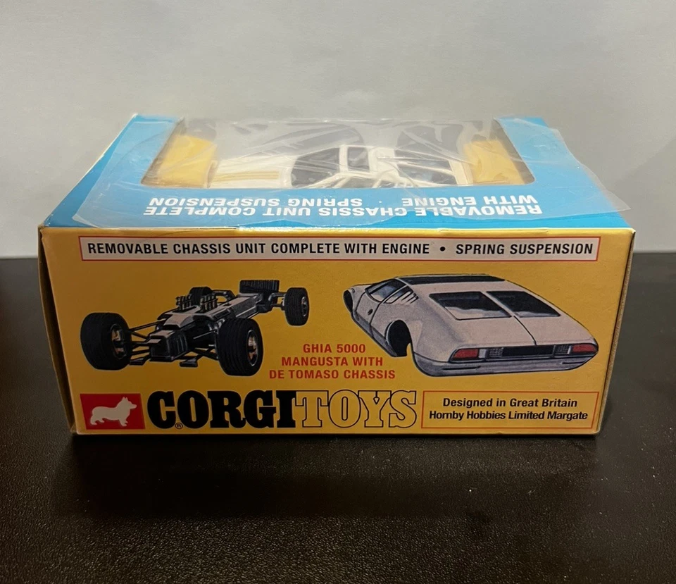 Corgi Toys Model Club 271 Ghia 5000 Mangusta Re Issue  - Image 3 of 4