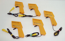 Lot of 5 Tyco HO Slot Car Yellow Controllers plug in style