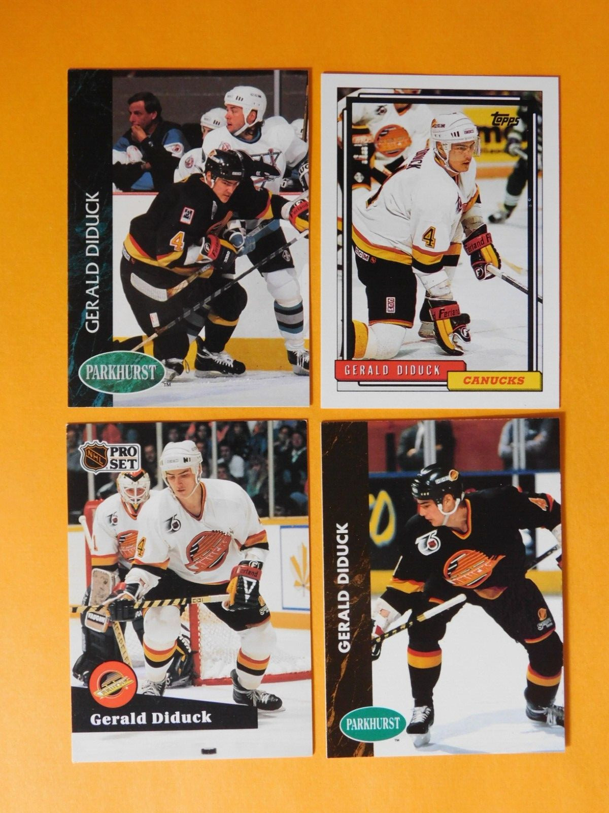 Gerald Diduck 4 Card Lot