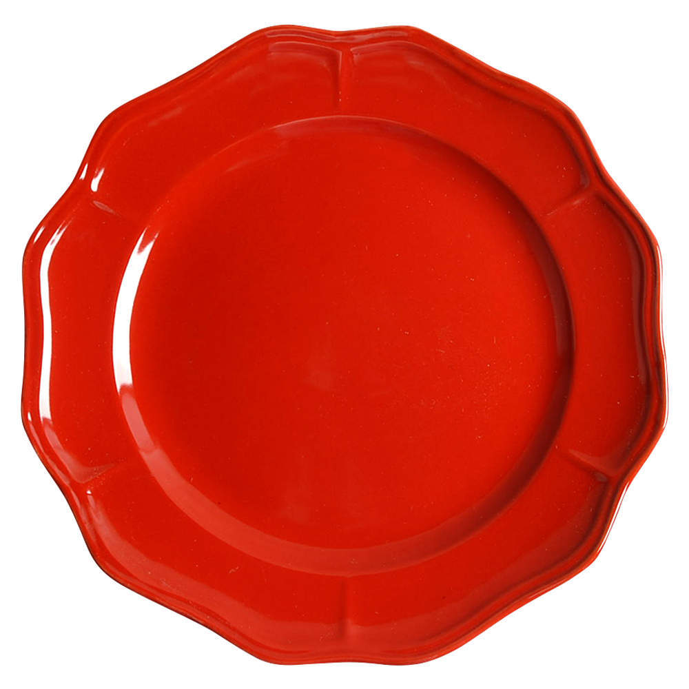Better Homes and Gardens Simply Fluted Red Garnet Dinner Plate 8929306