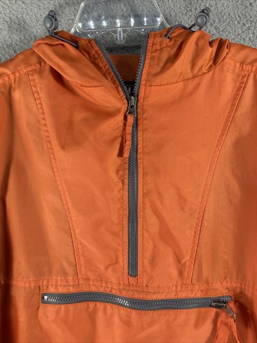 Champs Jacke Herren Large Orange 1/4 Zip Kapuze Windbreaker Sport Outdoor Wandern - Bild 2 von 12