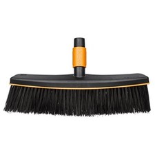 Fiskars QuikFit 1001416 Scopa per Pavimenti, Testa della Scopa, Larghezza 38 cm,