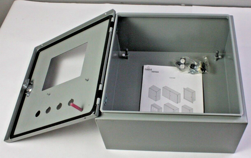 Hoffman CSD16168 Steel Enclosure New in Box With Modifications - Picture 2 of 3