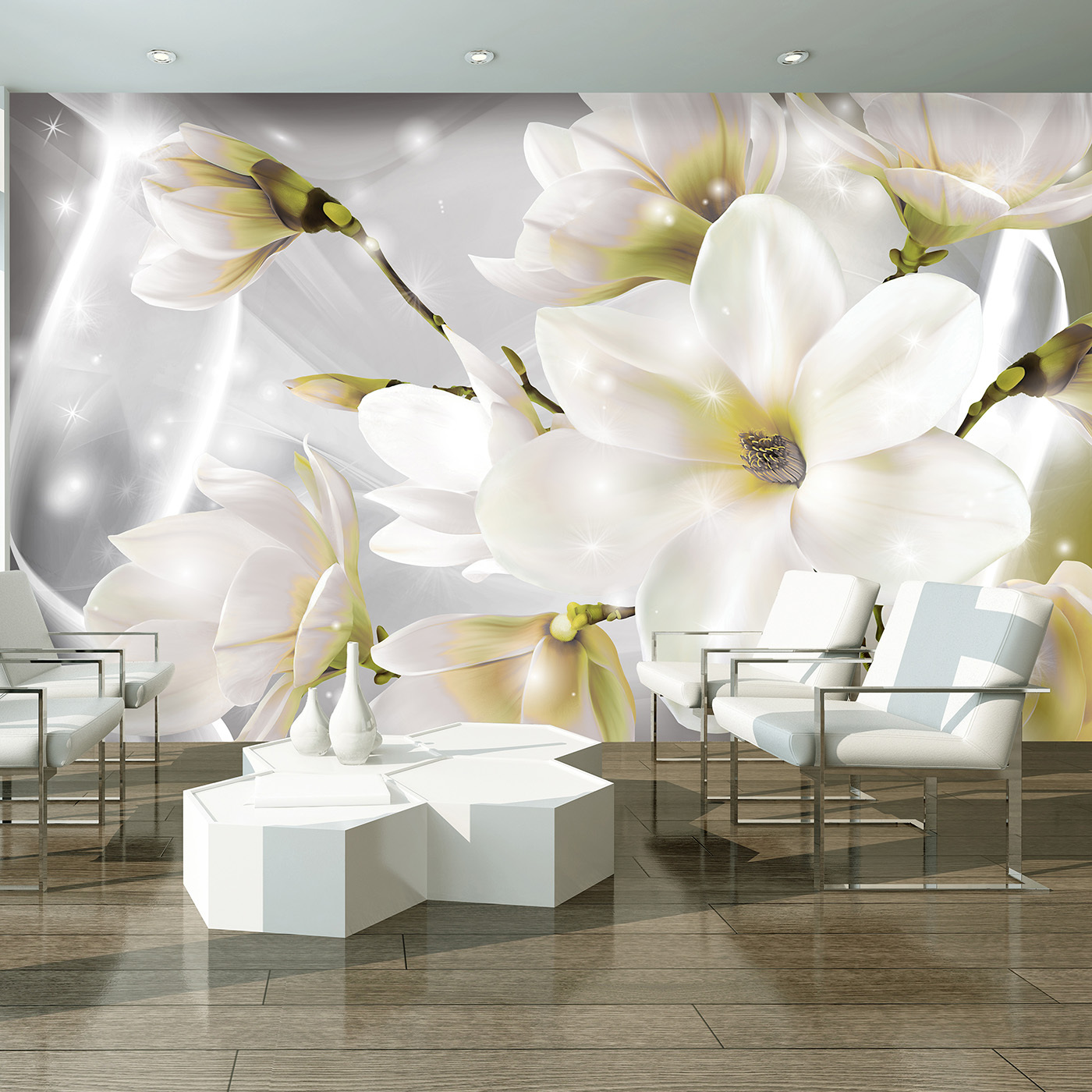 VLIES POSTER WANDBILD TAPETEN FOTOTAPETE WANDBILD FOTO WEISS BLUMEN 3FX3508VE VLIES POSTER WANDBILD TAPETEN FOTOTAPETE WANDBILD FOTO WEISS BLUMEN 3FX3508VE