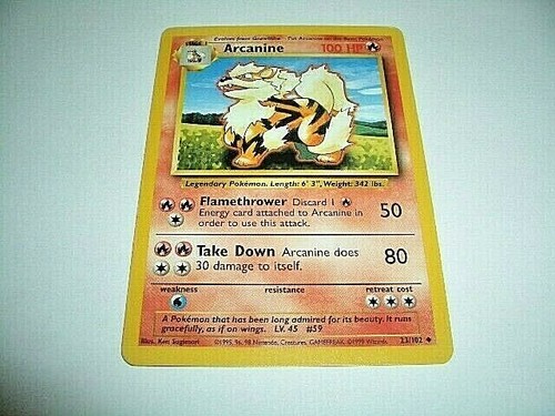 Pokemon - Arcanine - Base Set - 23/102 - Bild 2 von 2