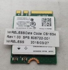 HP Intel Dual Band Wireless-AC 8260NGW WiFI Card w/ Bluetooth 806722-001