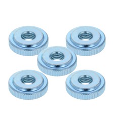 Knurled Thumb Nuts M3/4/5/6/8/10 Female Threaded Thin Type Nickel Plating Blue