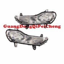 GA Left Right Front Bumper Fog Lights Lamps Fit For Ford Kuga Escape 2013-2016