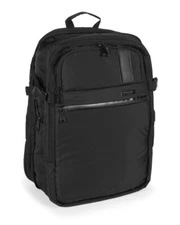 Duchamp London Expandable Getaway Backpack Suitcase Tech Black