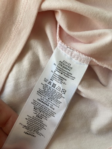 Karl Lagerfeld Kids Youth XL 14 Light Pink Shirt Appliqué Beaded Logo - Picture 5 of 8