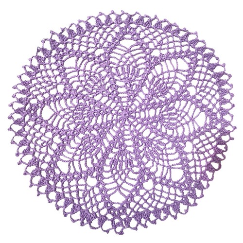 15in Lace Doily Kitchen Crochet Table Vase Mats Round Flower Handmade Placemats