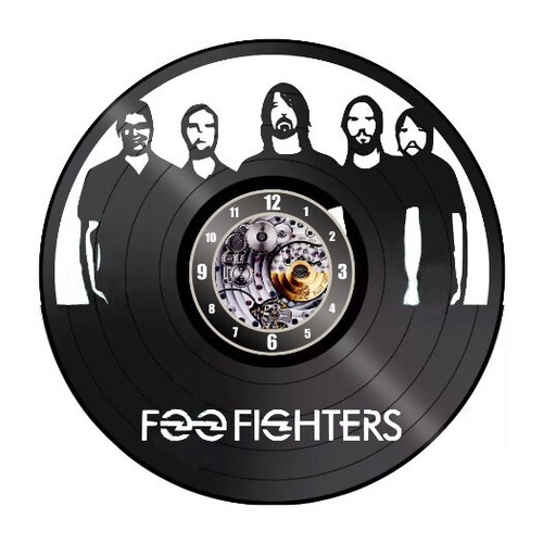 Foo Fighters Wall Clock Size 30 Cm In Diameter Openwork Vinyl Argentina Ebay