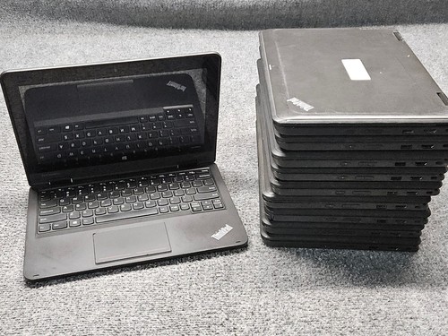 *LOT OF 10* Lenovo Thinkpad Yoga 11e 1st Gen Intel Celeron 1.83GHz 4GB RAM 500GB