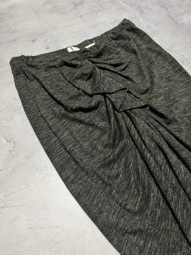 Falda Isabel Marant Etoile Marl Detalle Acanalado Hasta la Rodilla Verde Talla 38 - Imagen 4 de 10