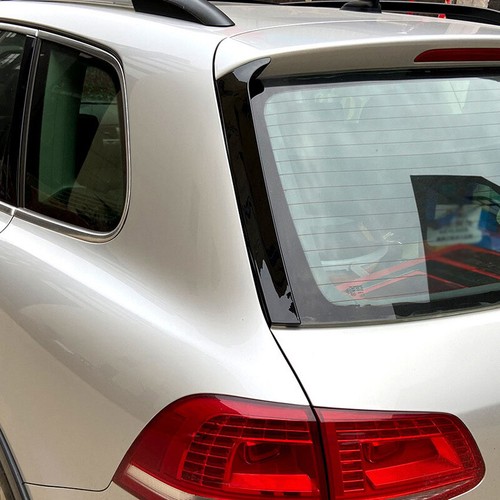 Vertikale Heck Seite Spoiler Flaps Glänzend Schwarz Für VW Touareg 2011-2017 - Picture 10 of 14