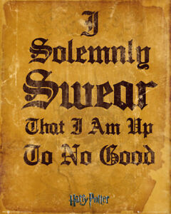 Harry Potter I Solomnly Swear Mini Poster Grosse 40x50 Cm Ebay