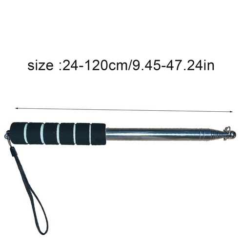 Telescopic Handheld Flagpoles Extendable Collapsable Flag Pole Stainless Steel - Picture 3 of 15