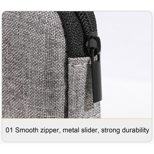 Electronic Accessories Cable Organizer Bag Travel USB Cord Charger Storage Case - Afbeelding 9 van 16