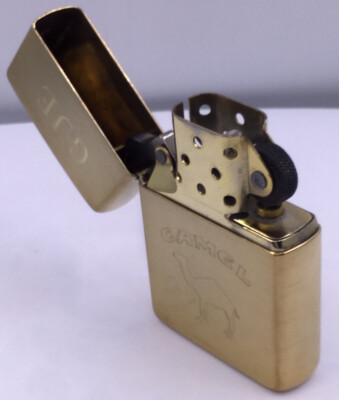VERY RARE CAMEL JOE BRASS FULL SIZE ZIPPO 1991 AND 1 CAMEL