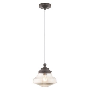 Art Gl Mini Pendants English Bronze 9 Inch One Light Pendant Image Is Loading Art Gl Mini Pendants English Bronze 9 Inch