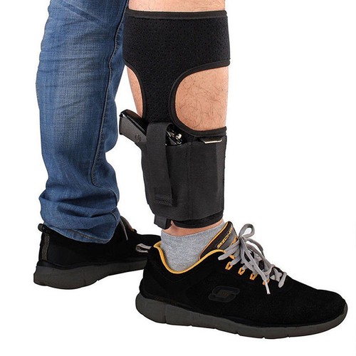 Ankle Concealed Universal Leg Pistol Holster for Glock 17 19 27 Sig 9mm - Picture 2 of 7