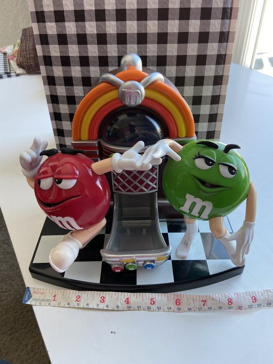 その他 M&M's Rockin' Cafe Dispenser M & M Rockin Cafe Roll Candy Dispenser First Limited Edition