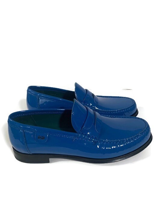 blue moccasins mens