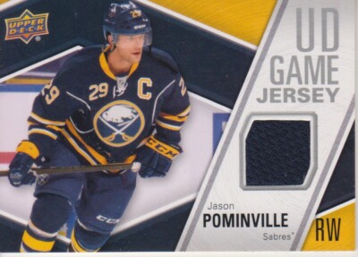 2011-12 Upper Deck Game Jerseys Jason Pominville - Buffalo Sabres
