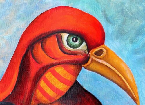 ORIGINAL ÖLGEMÄLDE LEINWAND SURREALISMUS ZEITGENÖSSISCHE KUNST modern von Pronkin - Bild 4 von 9