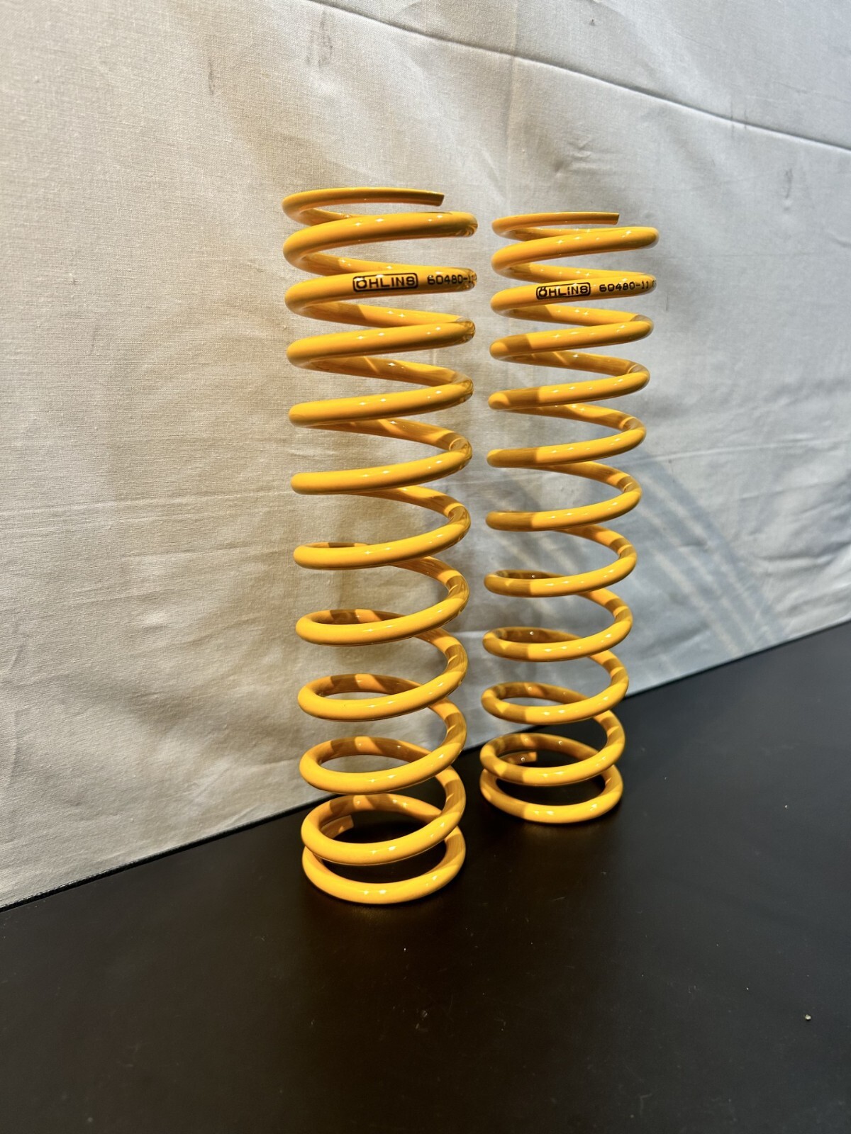 Ohlins Shock Spring OHLINS HD 753 REAR SHOCK SPRINGS ONLY -YELLOW HARLEY SPORTSTER FXR ...