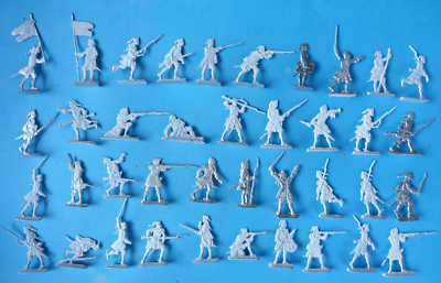 Plats d'étain - Zinnfiguren - Flat tin - 30 soldats empire